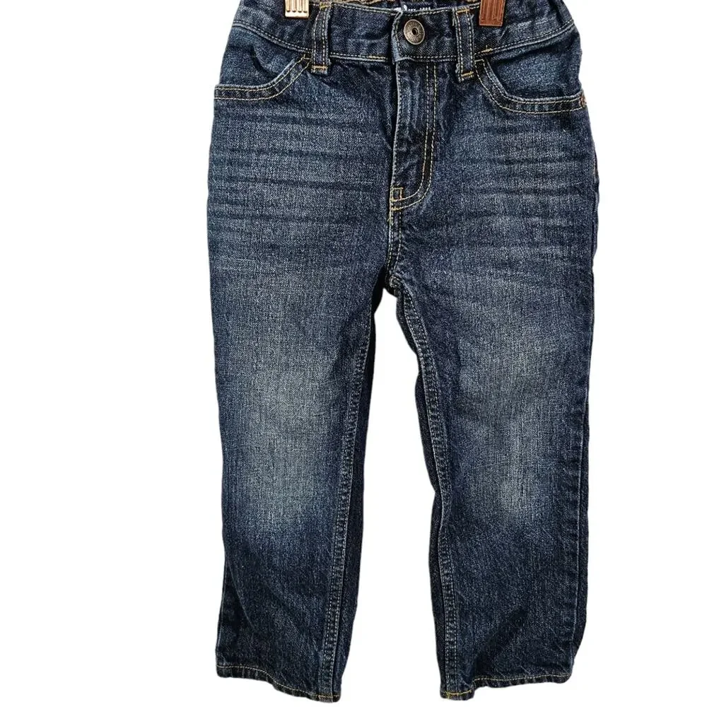 OshKosh B'Gosh Classic Denim Blue Jeans Toddler Size 4T Unisex